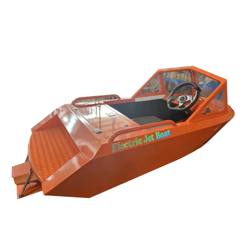 New Arrival Aluminum Powered Electric Jet Boat with Inboard Engine Speed Boat Mini Jet Boat
