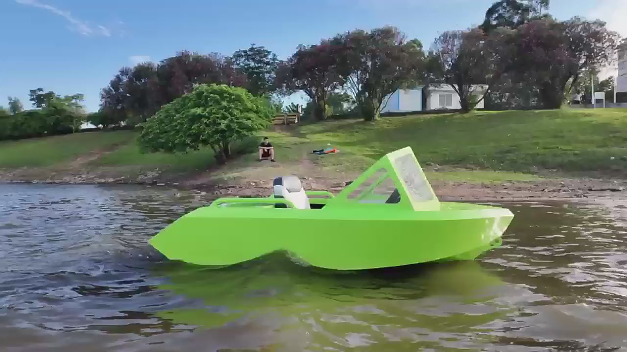 New Arrival Aluminum Powered Electric Jet Boat with Inboard Engine Speed Boat Mini Jet Boat